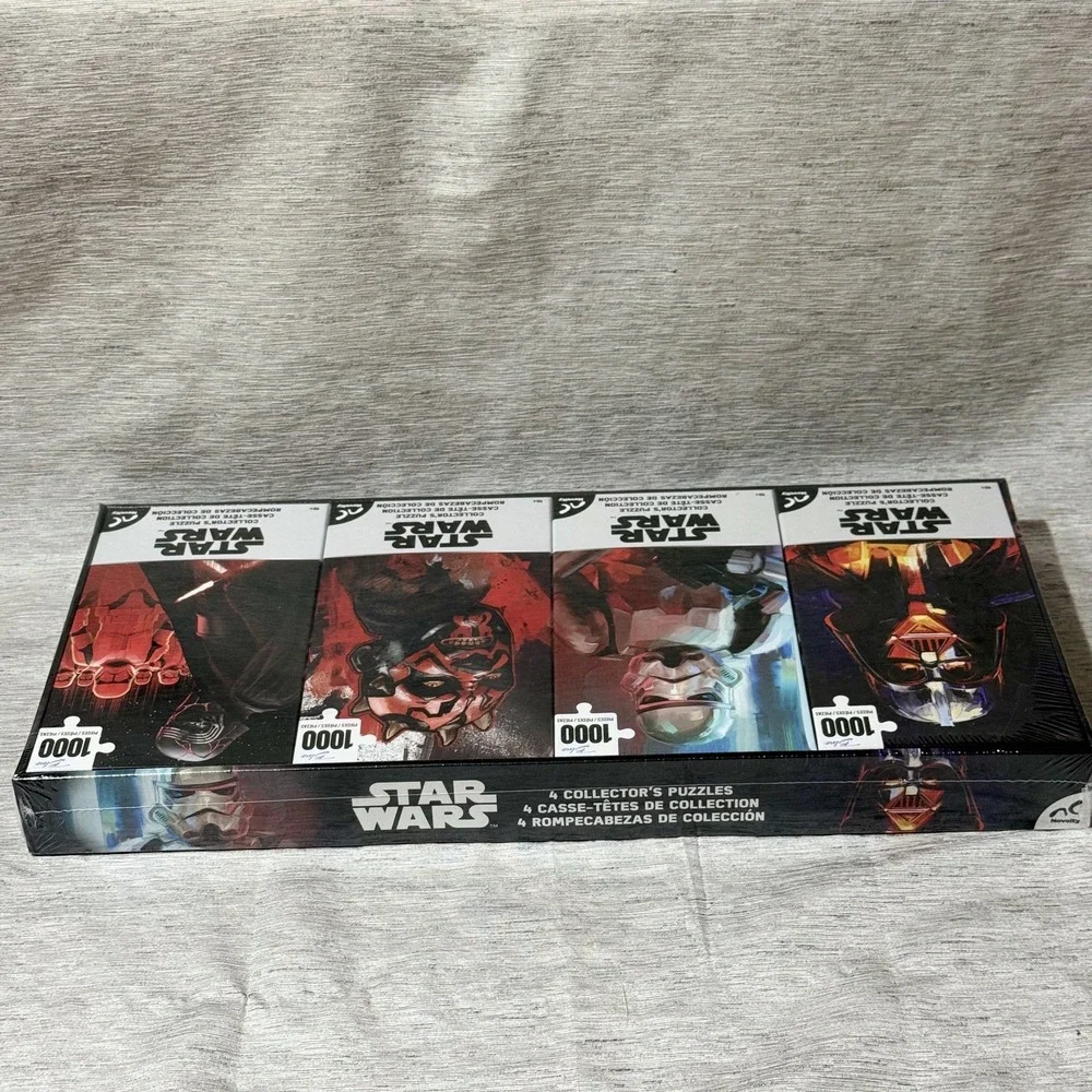 Star Wars Novelty Puzzle Lot Of 4‎ 1000PCS Each Villains Collectors Edition NIB